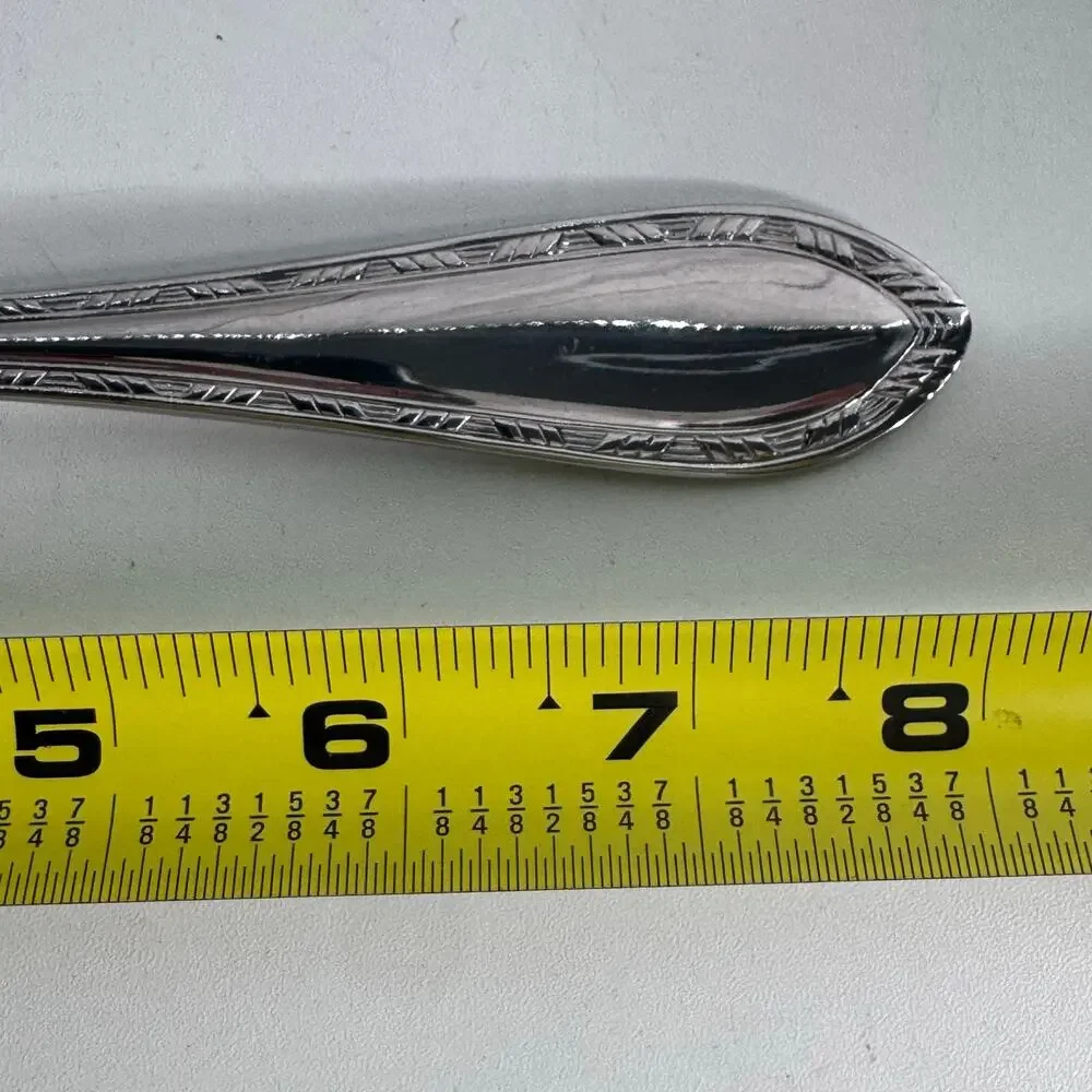 Reed & Barton Royal Braid Slotted Serving Spoon Stainless 18/10